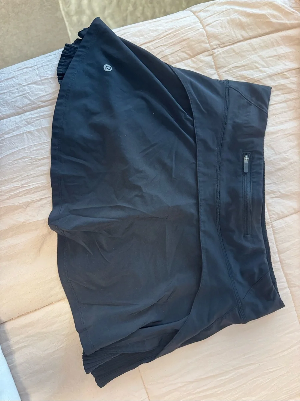 lululemon athletica Black Athletic Skirt